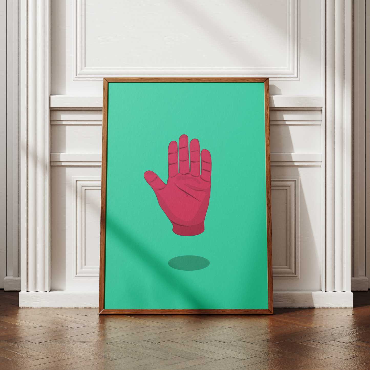 Floating Hand Print