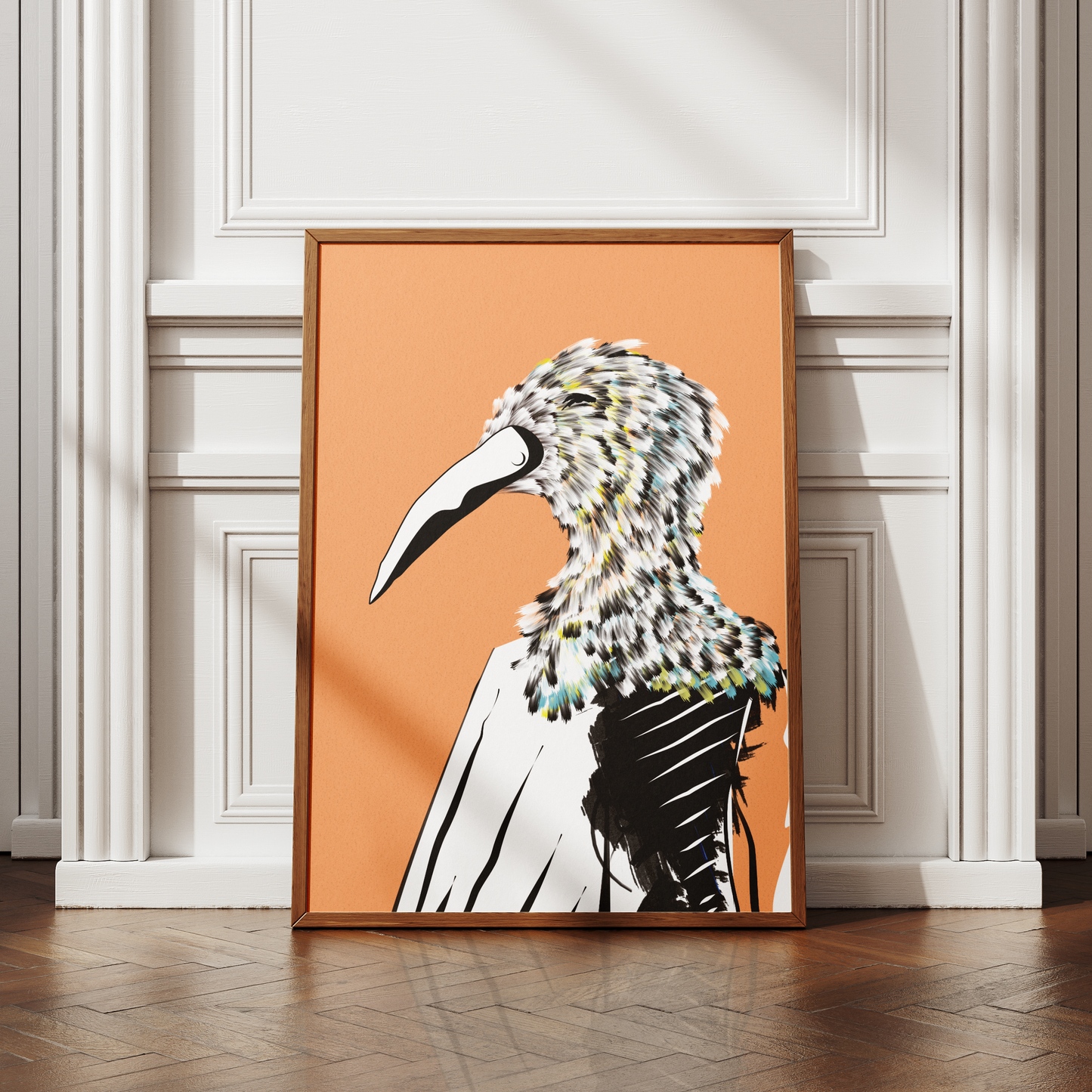 Fashionable Bird Man