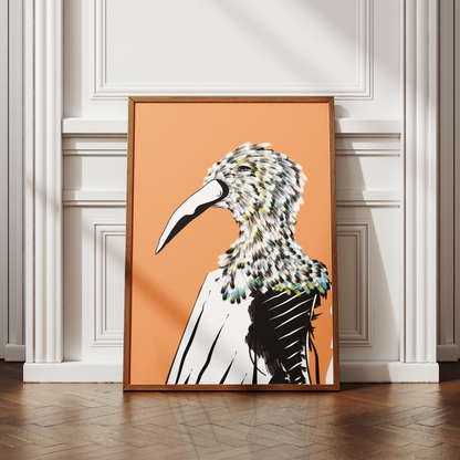 Fashionable Bird Man
