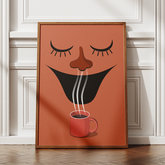 Happy Coffee Print