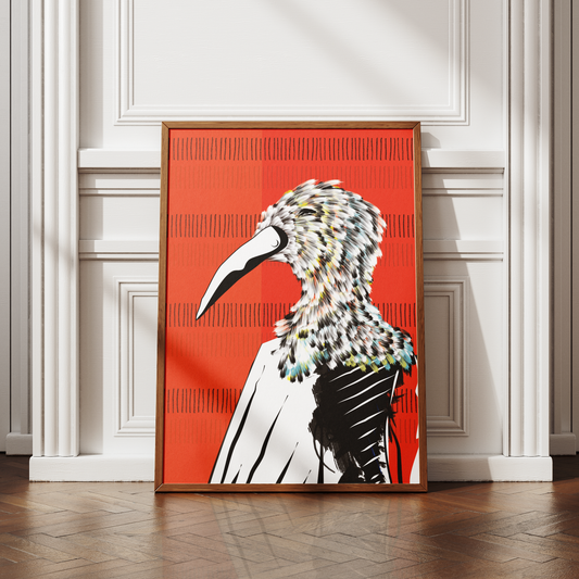 Fashionable Bird Man