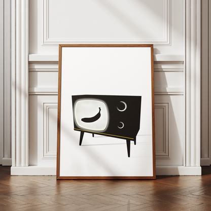 Retro TV Print