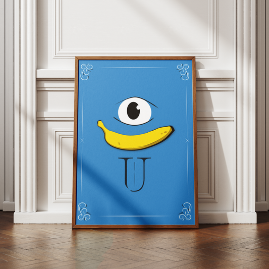 Eye Banana U Banana Print