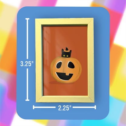 Pumpkin Cat Mini Art