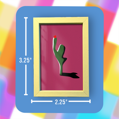 Mini Framed Art - Cactus