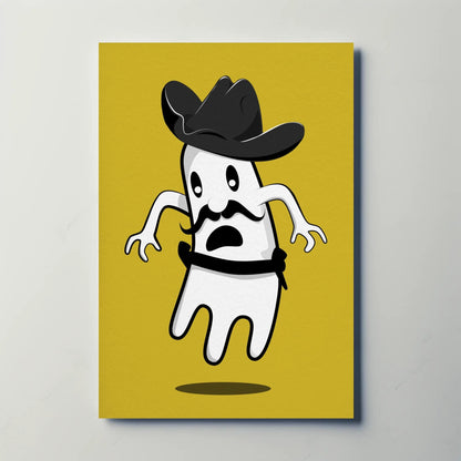 Cowboy Ghost Print