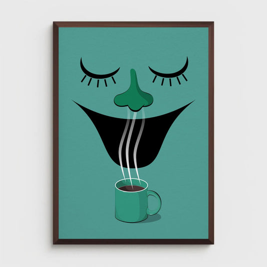 Happy Coffee Print