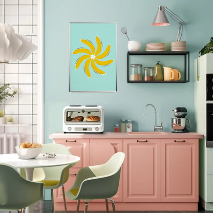 Pinwheel Banana Print
