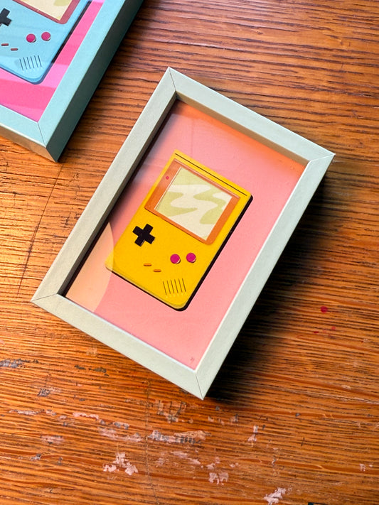 Mini Framed Art - GameBoy