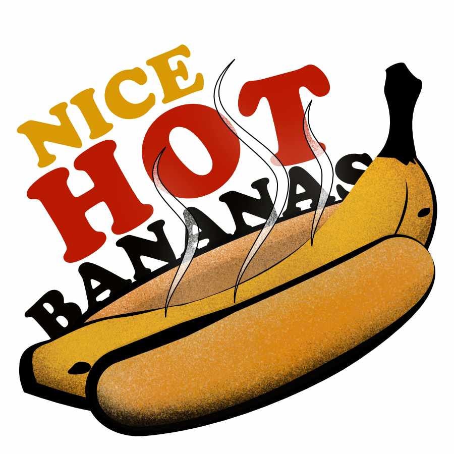 Banana Hot Dog Sticker