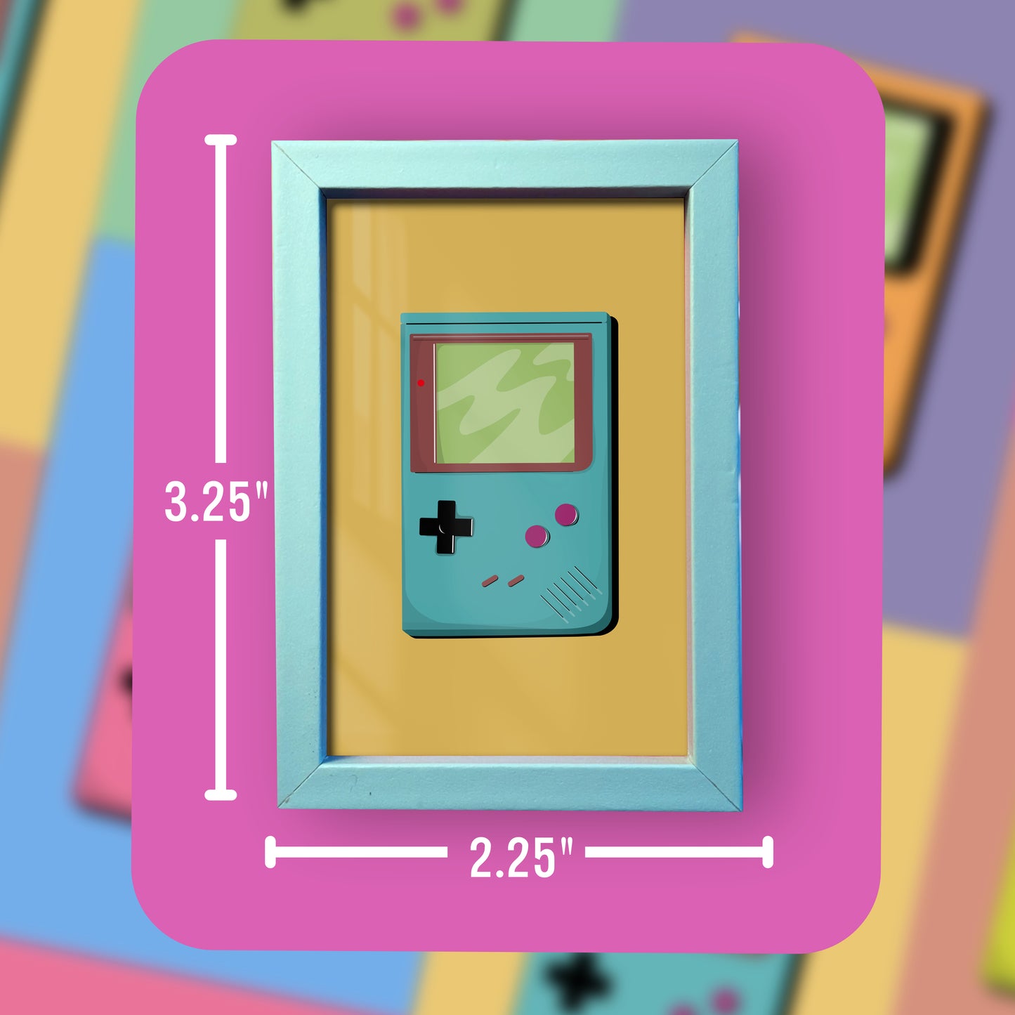 Mini Framed Art - GameBoy