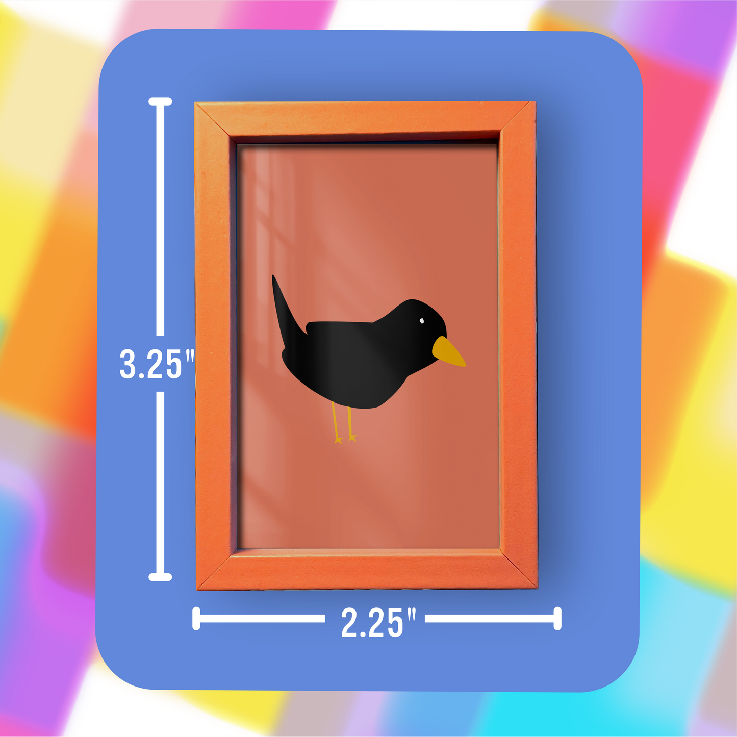 Mini Framed Art - Little bird