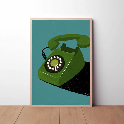 Funky Telephone Print