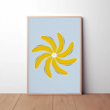 Pinwheel Banana Print