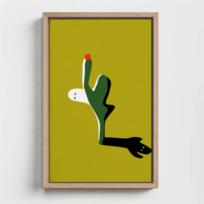 Lonely Ghost Cactus Print