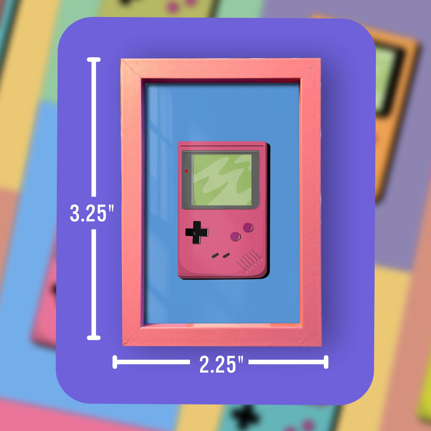 Mini Framed Art - GameBoy