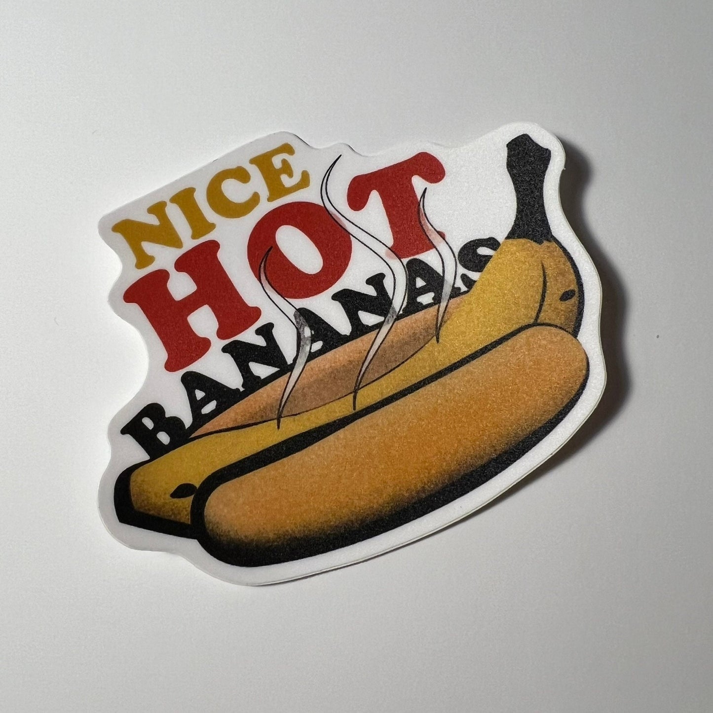 Banana Hot Dog Sticker