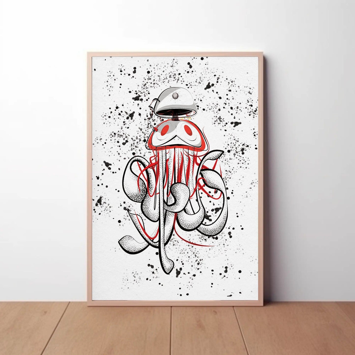 Deep-Sea Squid | Printed Wall Art