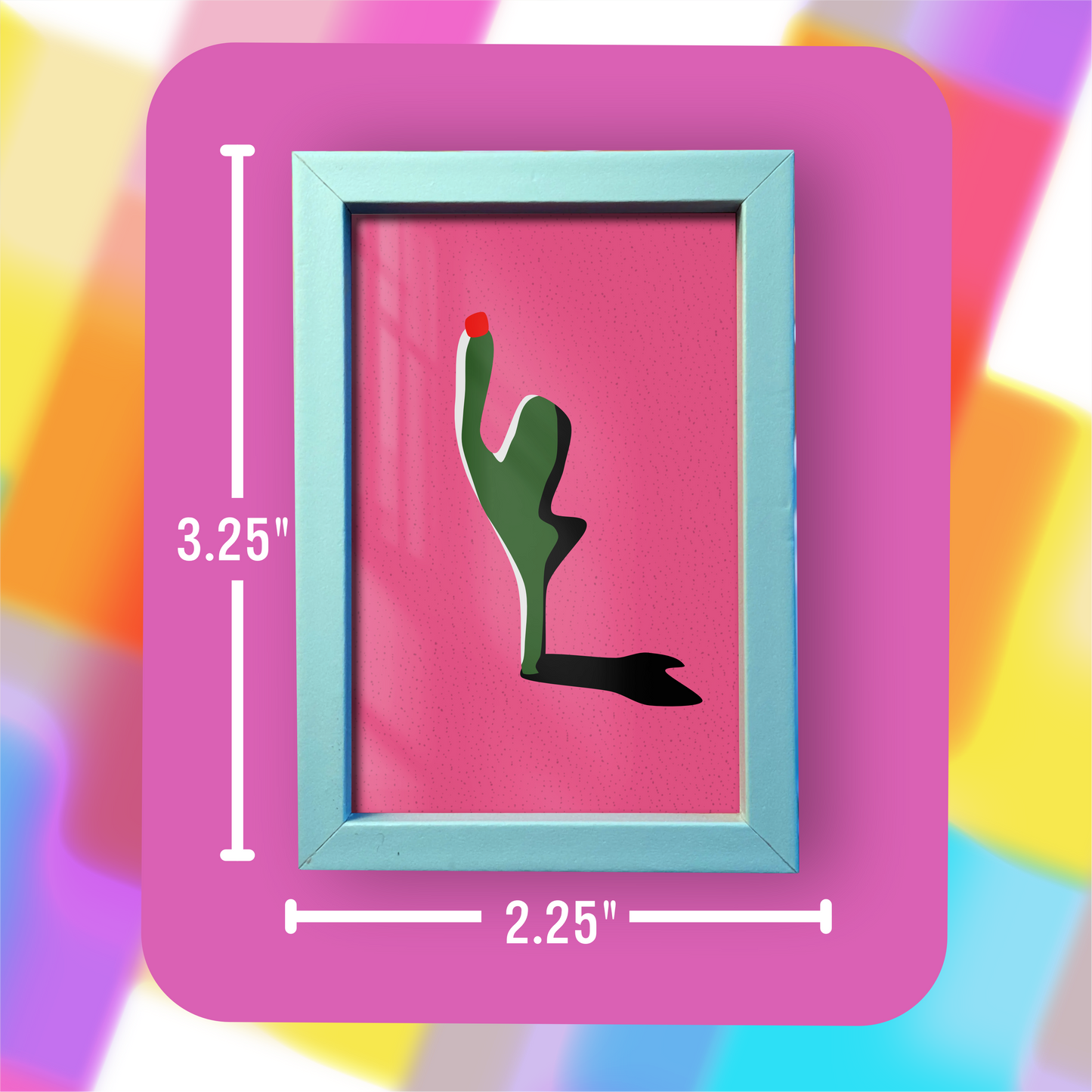 Mini Framed Art - Cactus