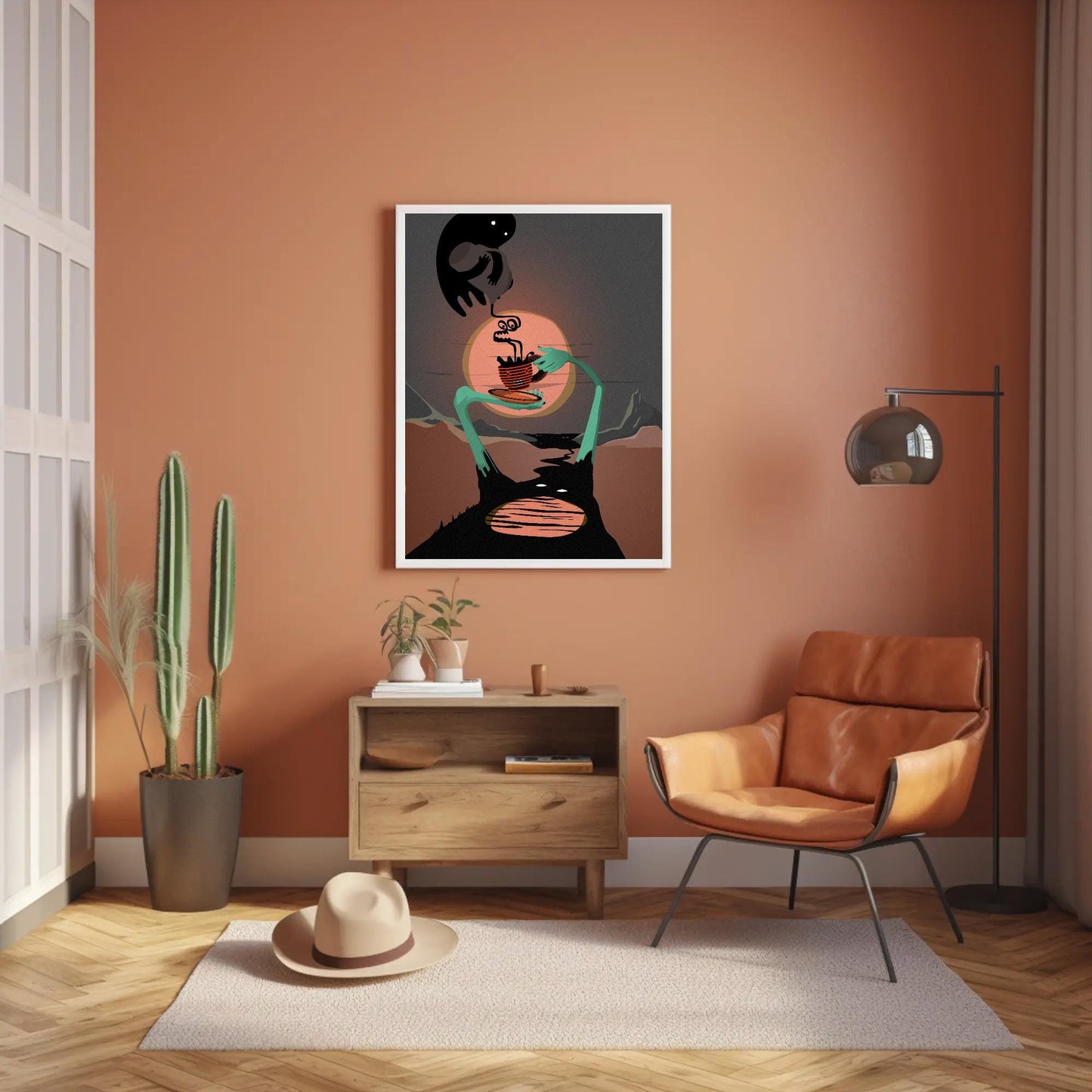 Coffee River Spirit Print