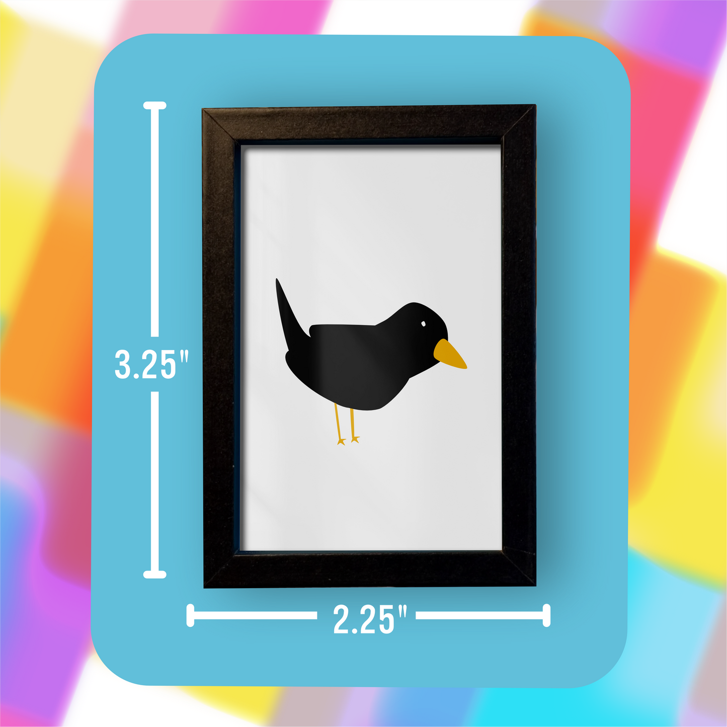 Mini Framed Art - Little bird