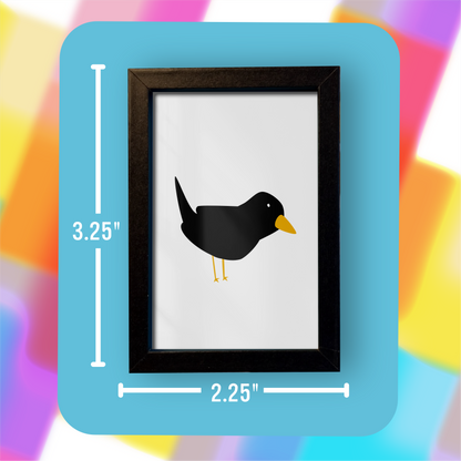 Mini Framed Art - Little bird