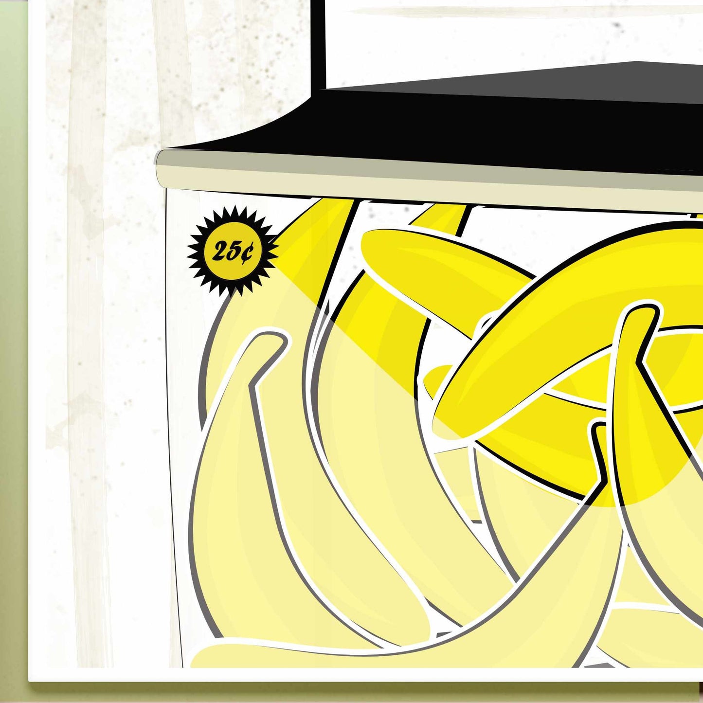 Banana Gumball Machine Print - Classic