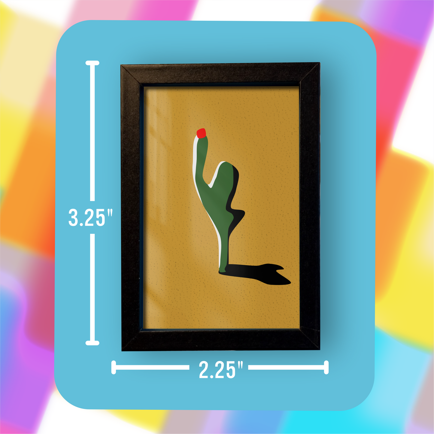Mini Framed Art - Cactus