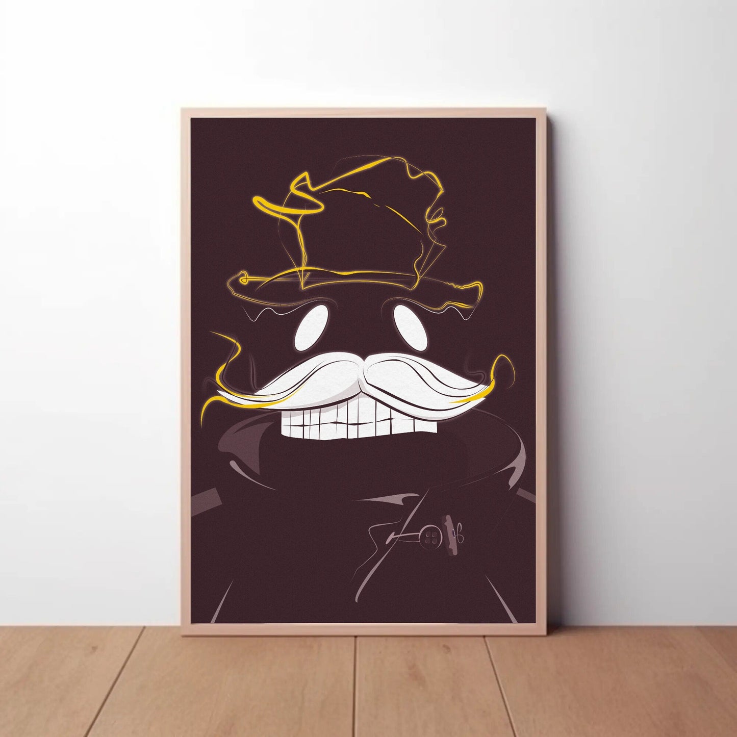 Electric Mustache Print