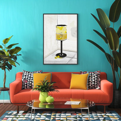Banana Gumball Machine Print - Classic