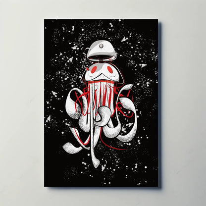 Deep-Sea Squid | Printed Wall Art