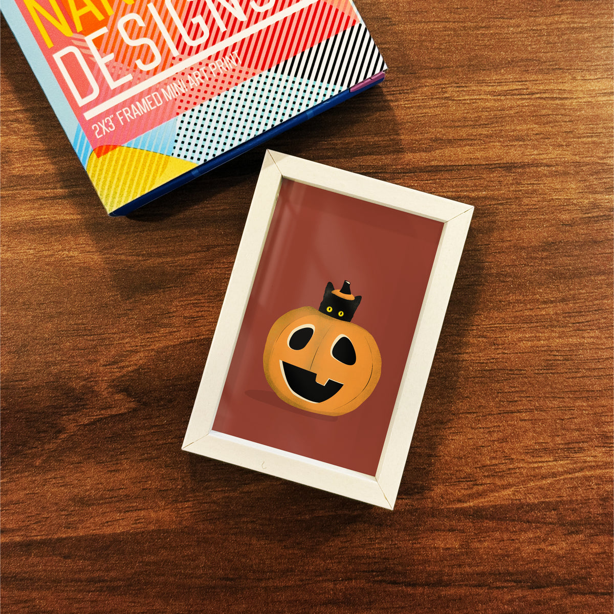 Pumpkin Cat Mini Art