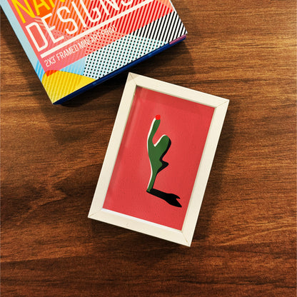 Mini Framed Art - Cactus