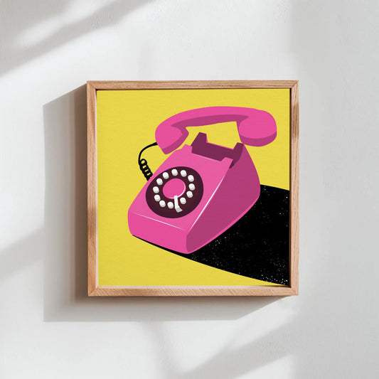 Funky Telephone Print