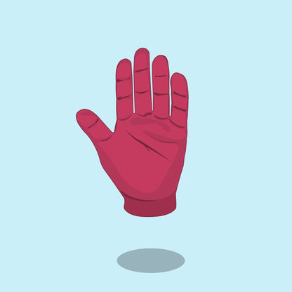 Floating Hand Print