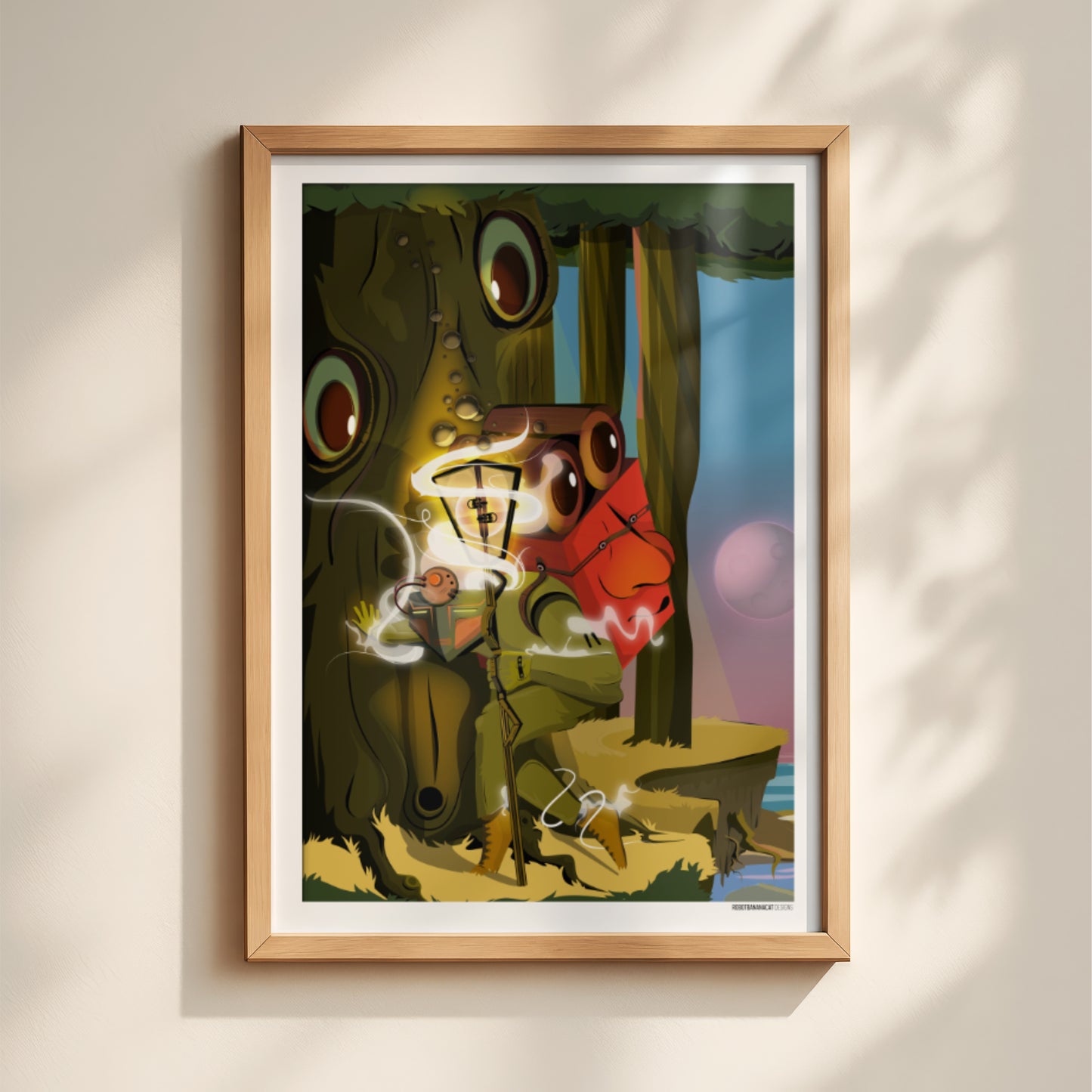 A Careful Escape Art Print