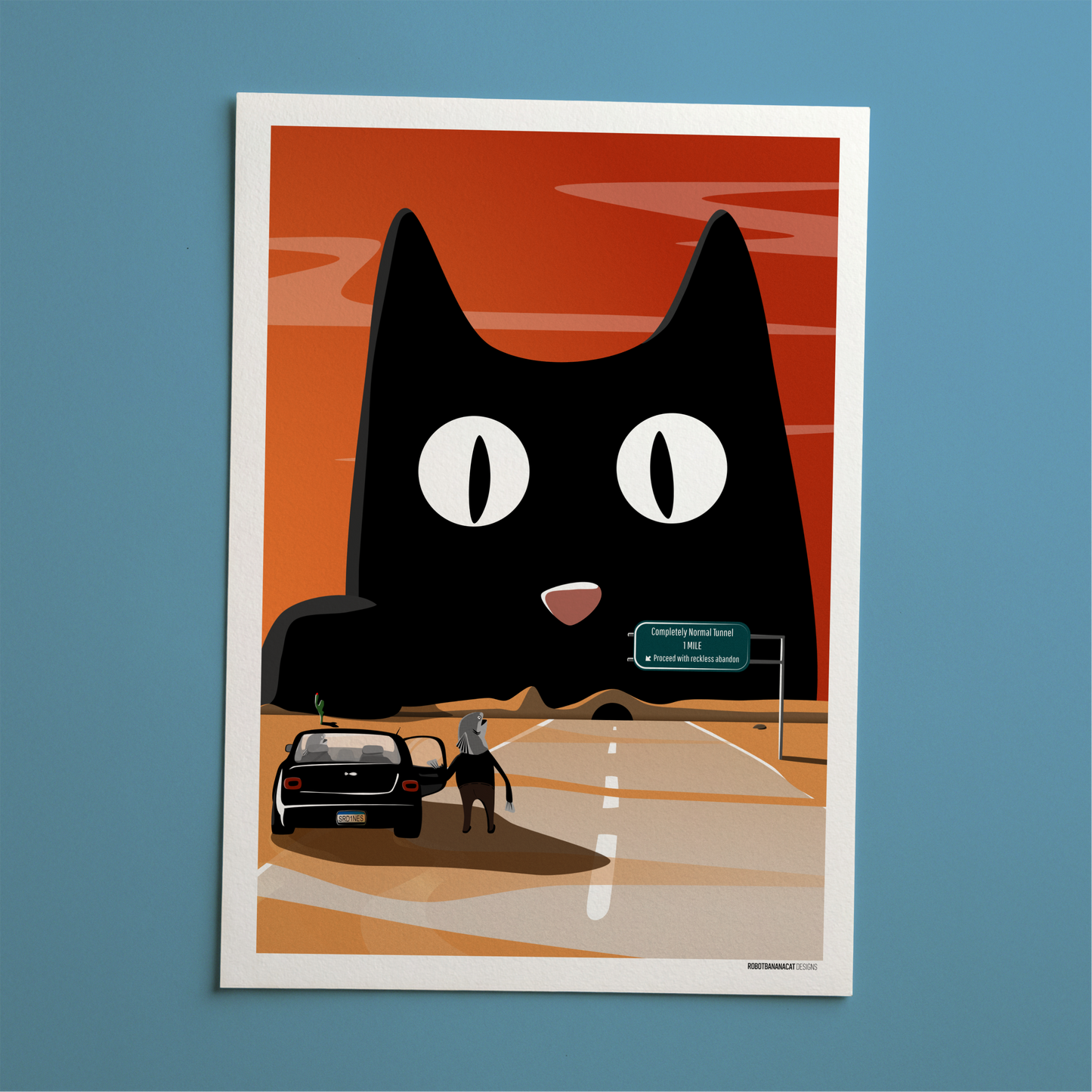 Completely Normal Tunnel Print