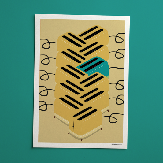 22 Slice Toaster Print