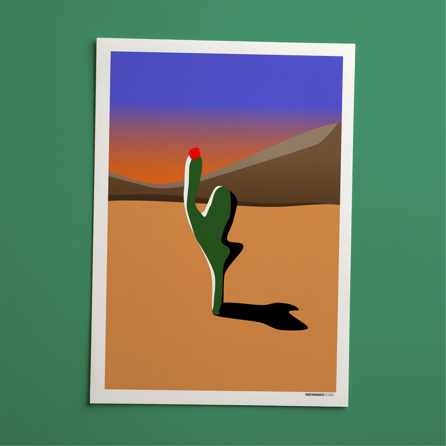 Lonely Cactus Print