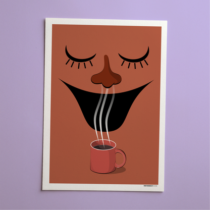 Happy Coffee Print