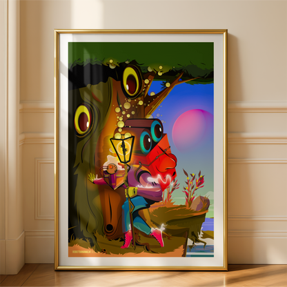 A Careful Escape Art Print
