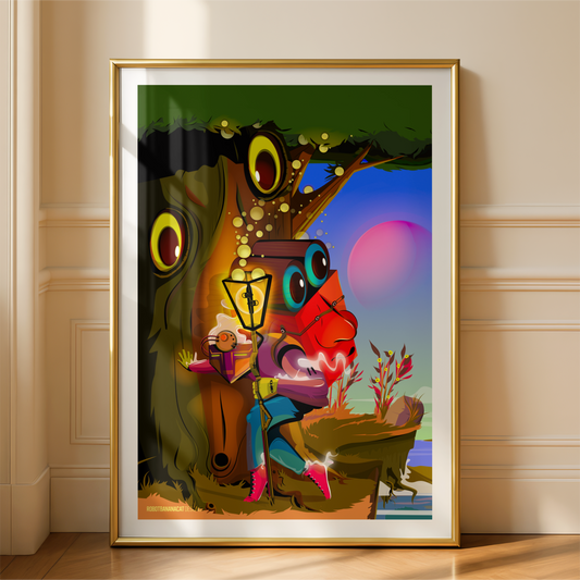 A Careful Escape Art Print