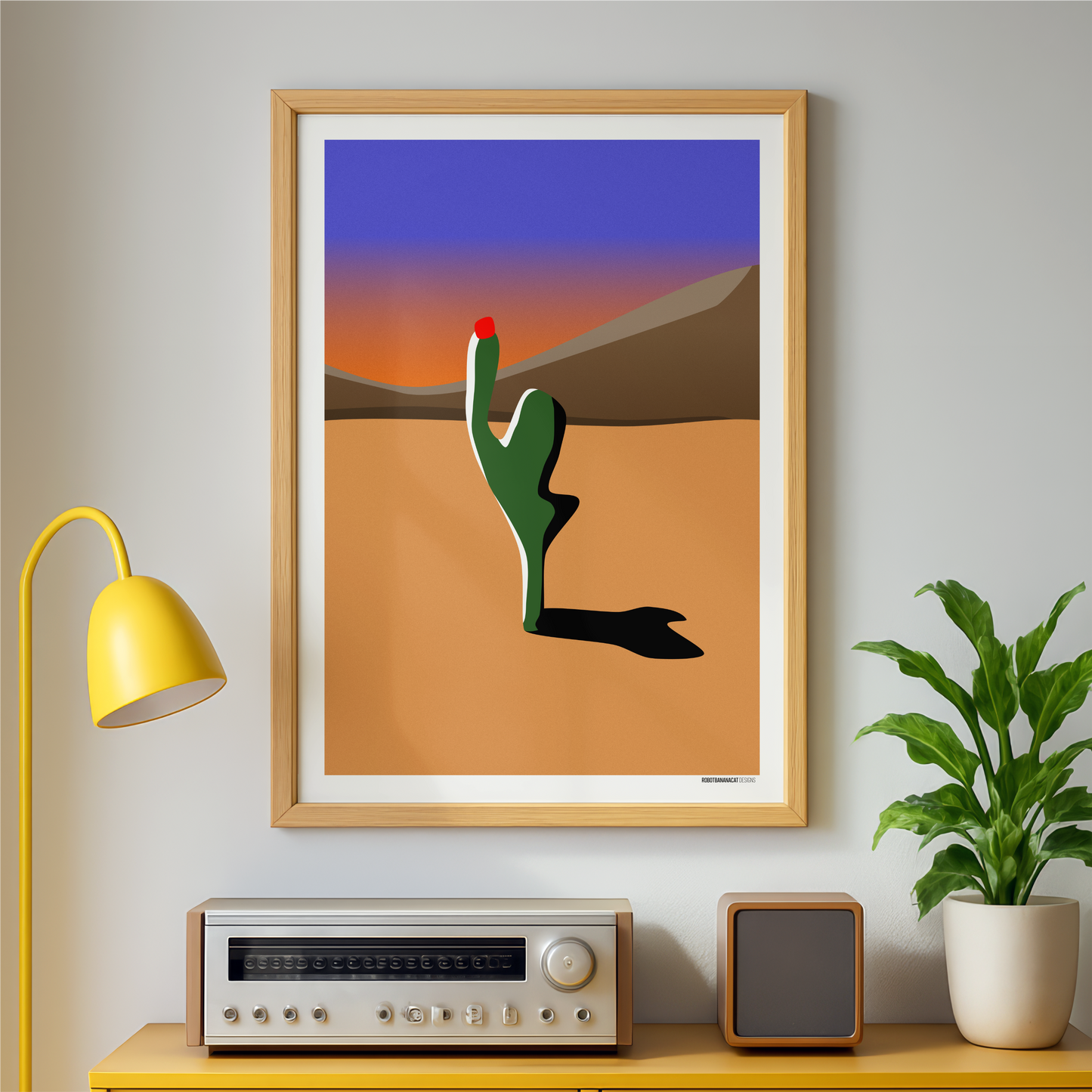 Lonely Cactus Print