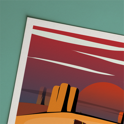 Desert Road Trip Print