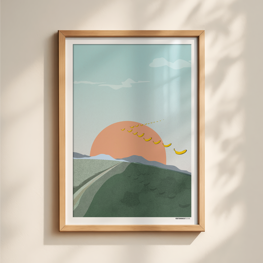 Banana Migration Print