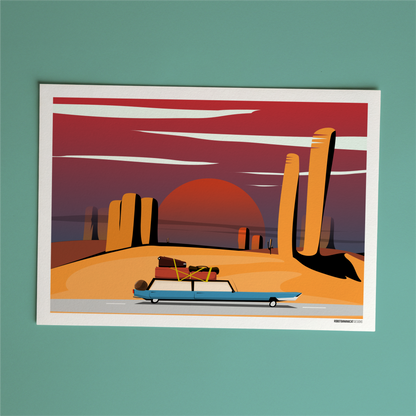 Desert Road Trip Print