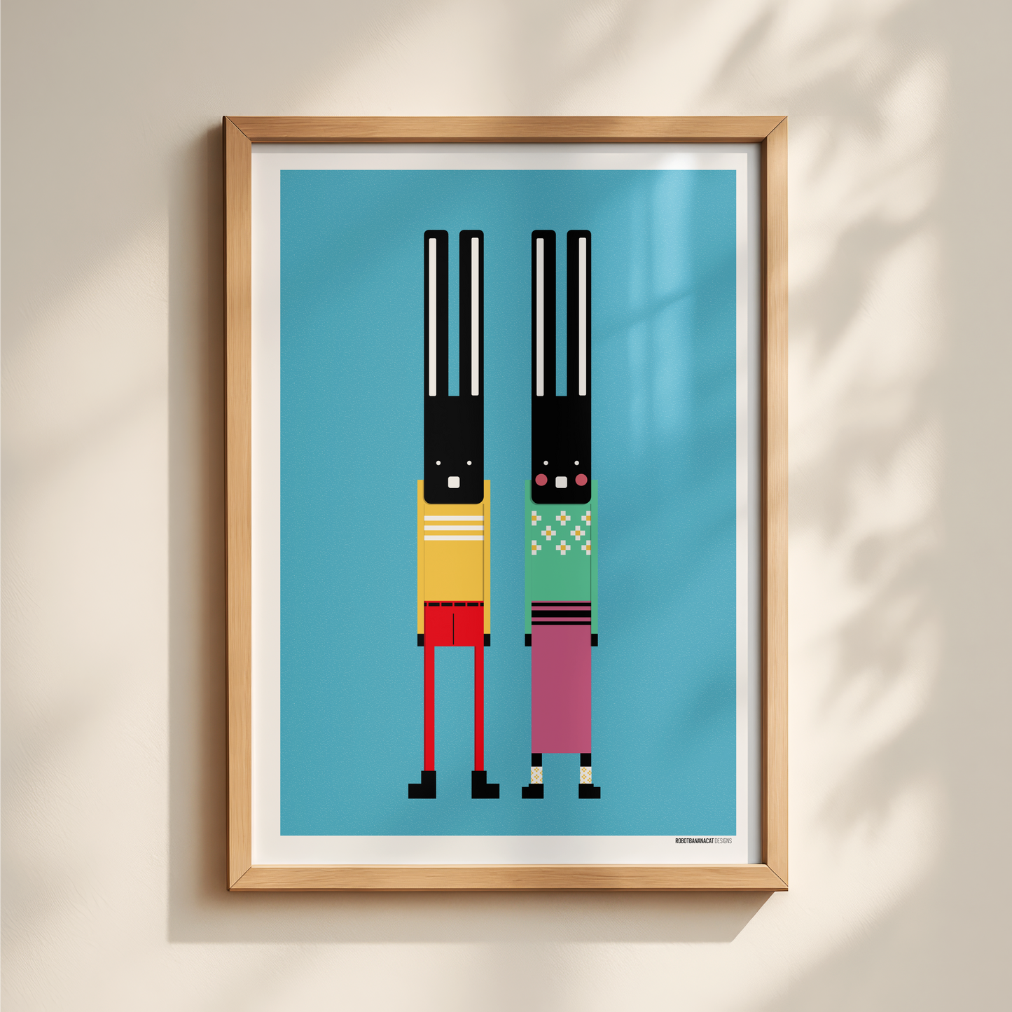 Tall Rabbits Print