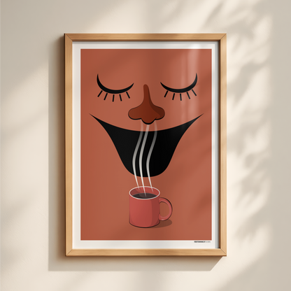 Happy Coffee Print
