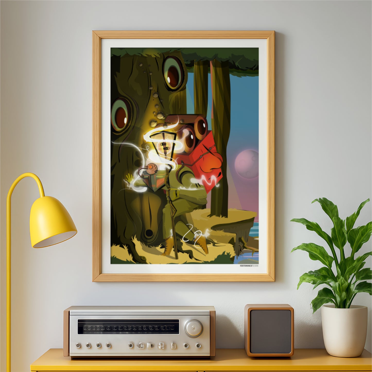 A Careful Escape Art Print