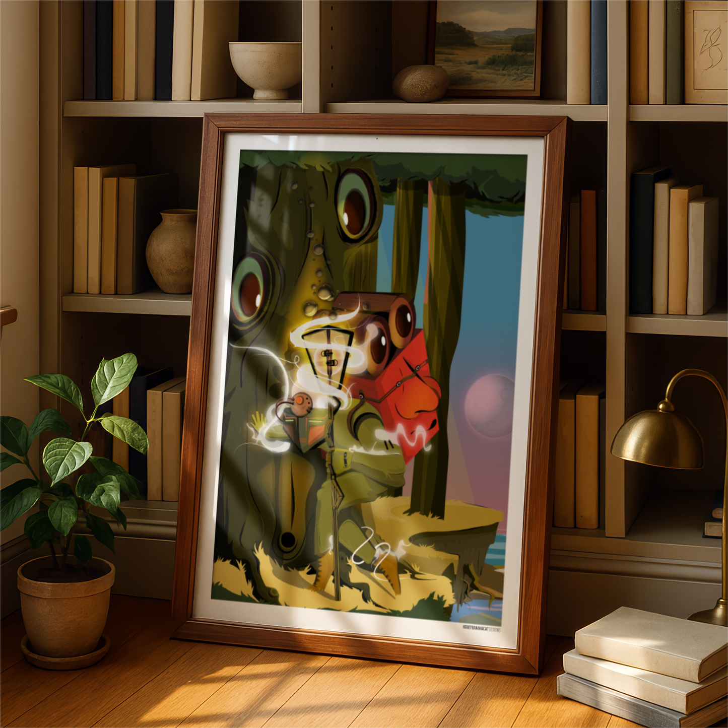 A Careful Escape Art Print